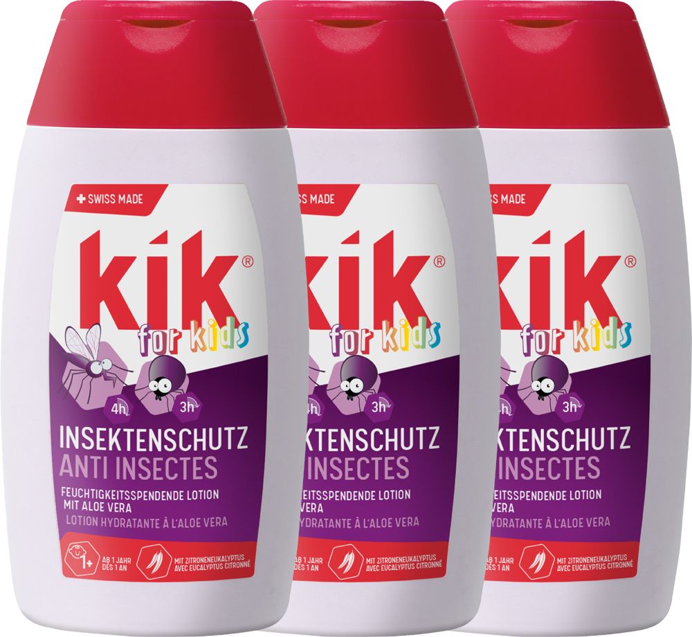 KIK Nature für Kinder gegen Zecken und Mücken Gel 375 ml