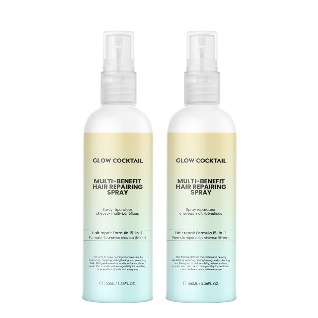 Glow Cocktail Multifunktionales Haarreparaturspray-Duo 200 ml Unisex