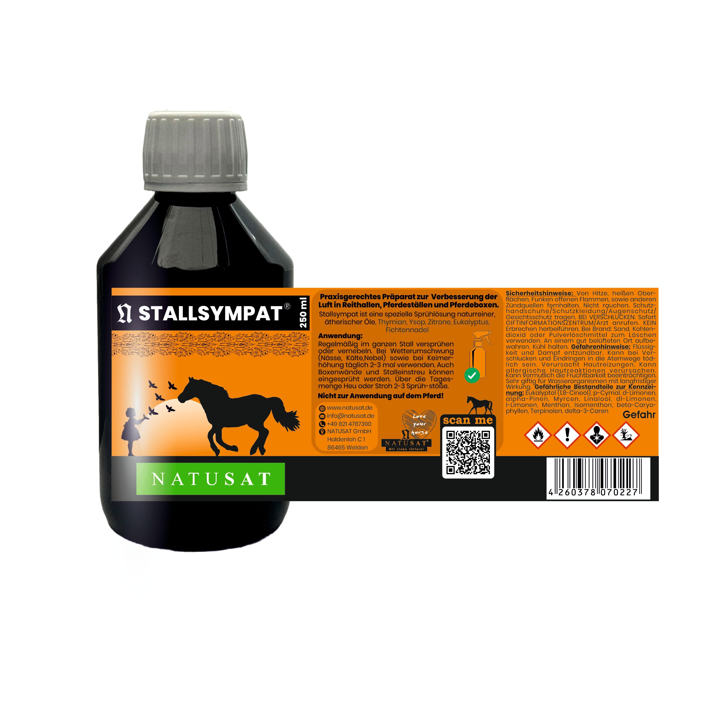 Natusat Stallsympat 250 ml Flüssigkeit