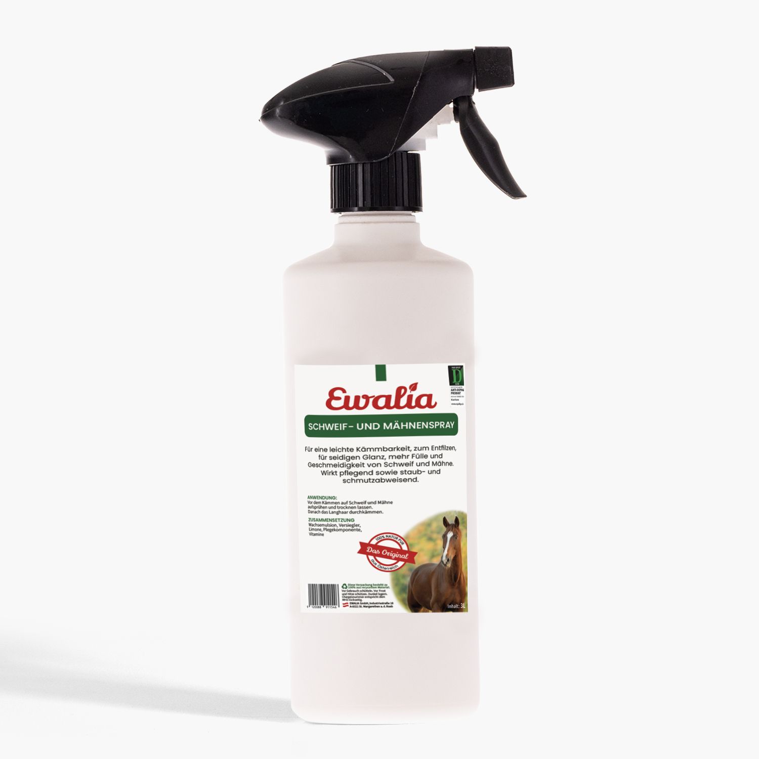 Ewalia Schweif- & Mähnenspray für Pferde Spray 500 ml