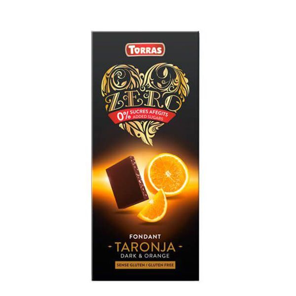 Torras Zero Dark&Orange Chocolate Schokolade 0,125 kg