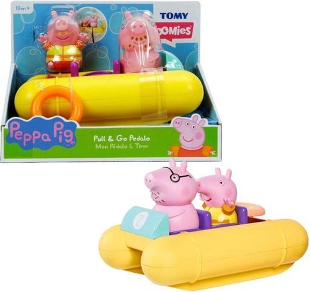 Tomy, Pedalo Tretboot, Peppa Pig, E73107C 1 St