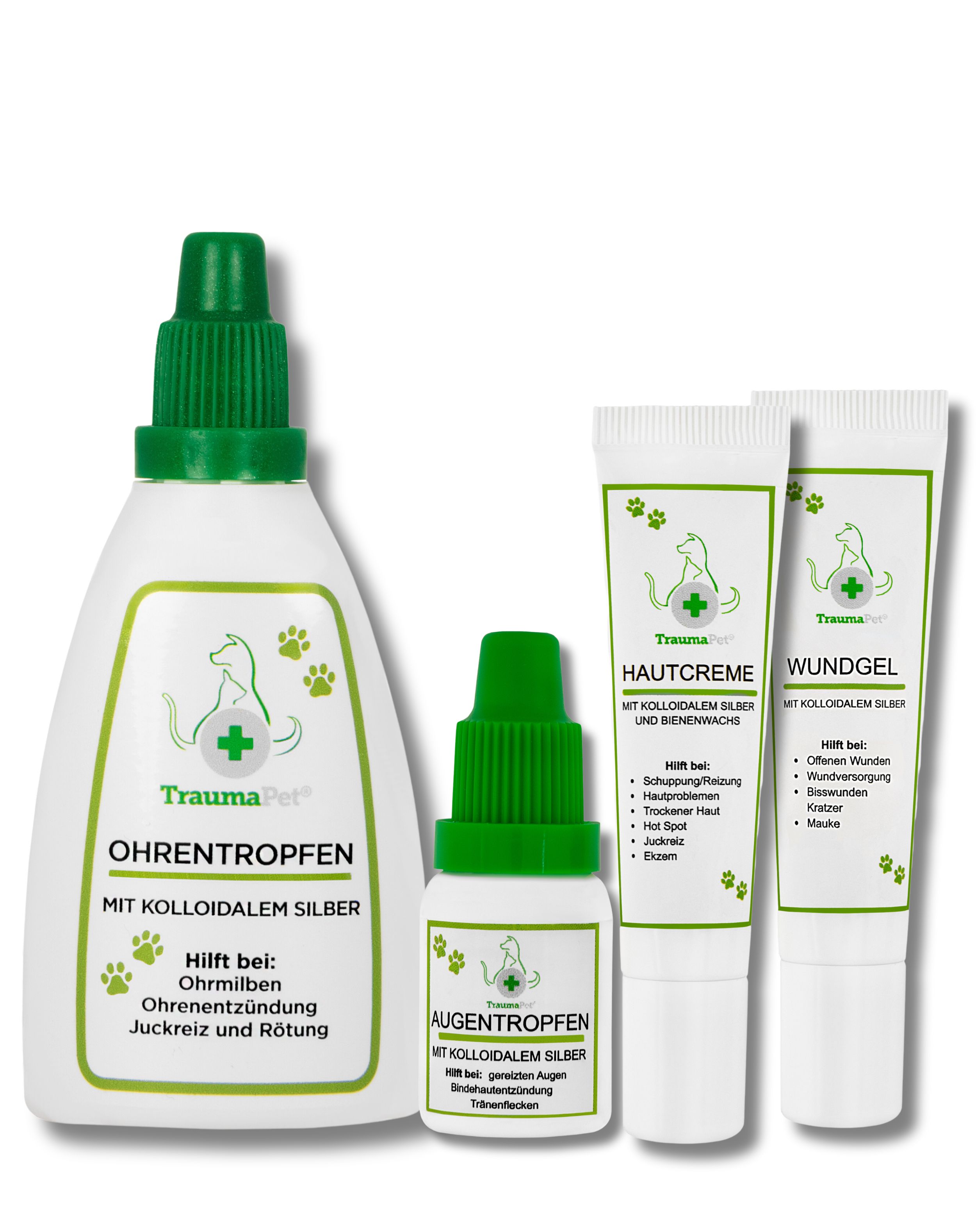 TraumaPet Must-have-Set mit kolloidalem Silber für Hunde und Katzen Kombipackung 1 Pk