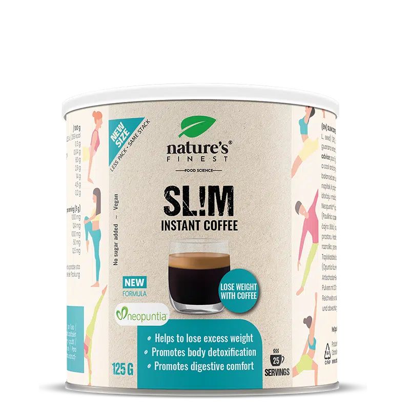 Nature's Finest Sl!M Kaffee zur Unterstützung des Abnehmstoffwechsels Pulver 125 g