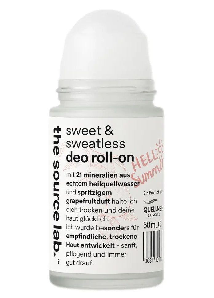 The Source Lab. - Sweet & Sweatless Deo Roll On Für Sensible Achseln Roll-On 50 Ml Unisex