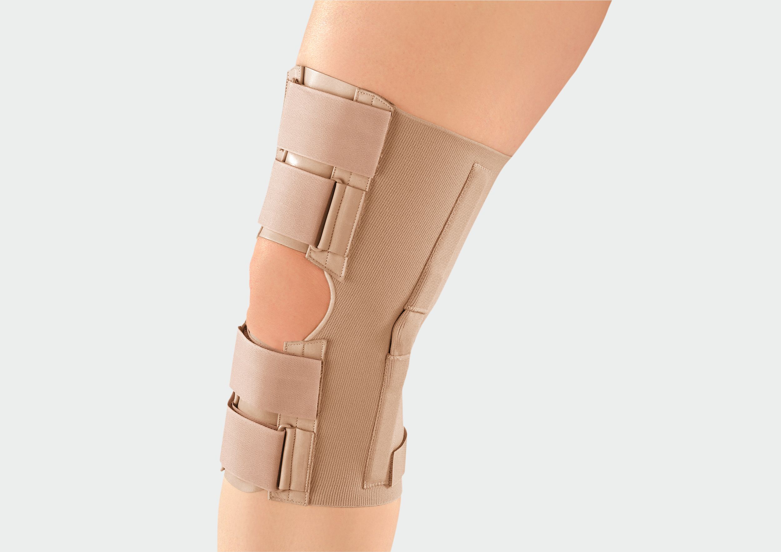 JuzoFlex Genu 100 nahtlose Kniebandage mit Gelenkschienen zur Stabilisierung 1 St