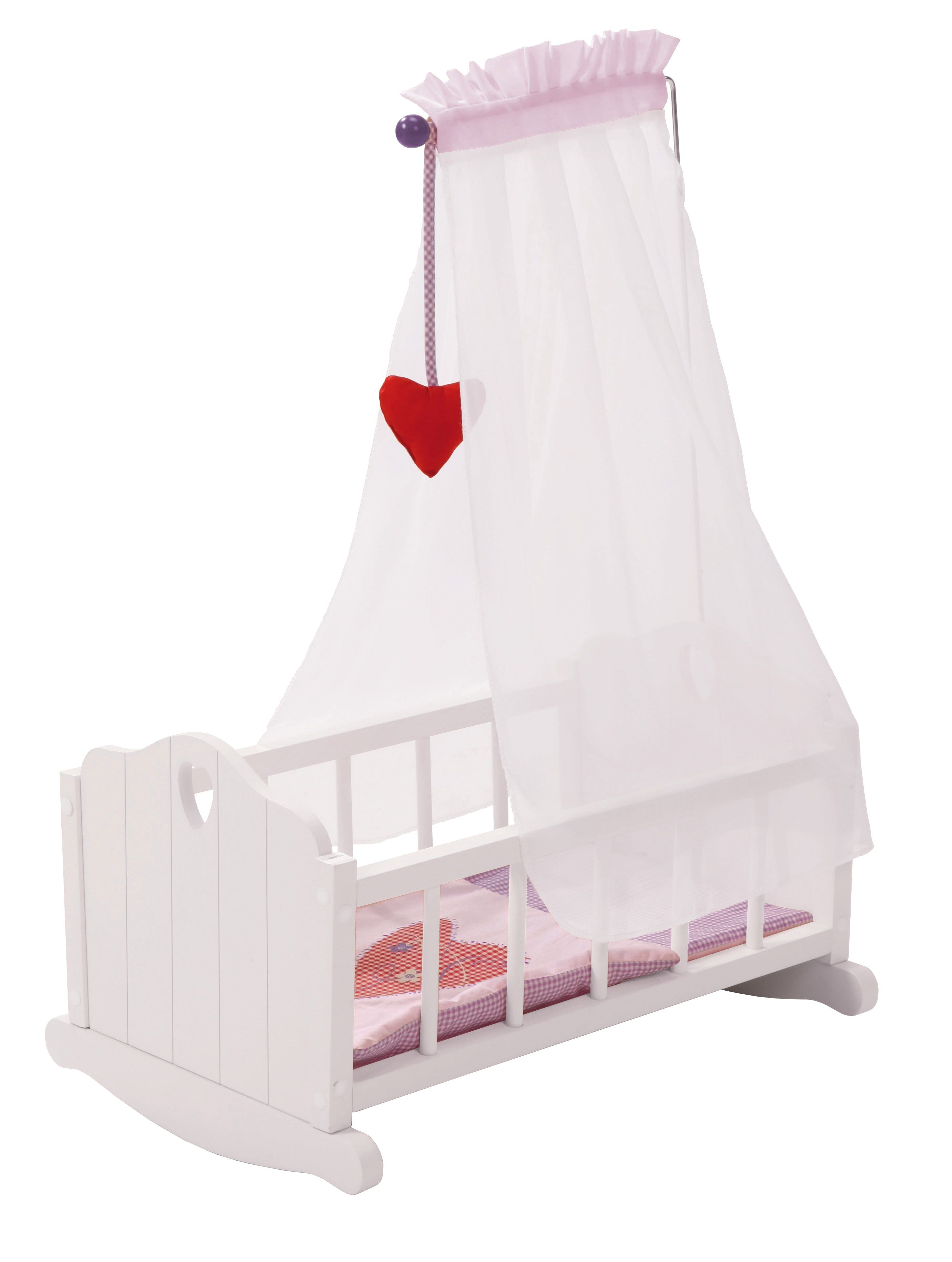 Puppenwiege Fienchen 1 St rosa