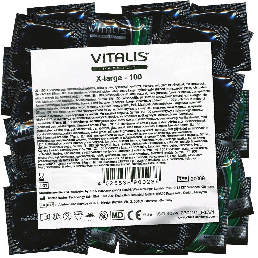 Vitalis Premium *X-Large* Kondome 100 St transparent