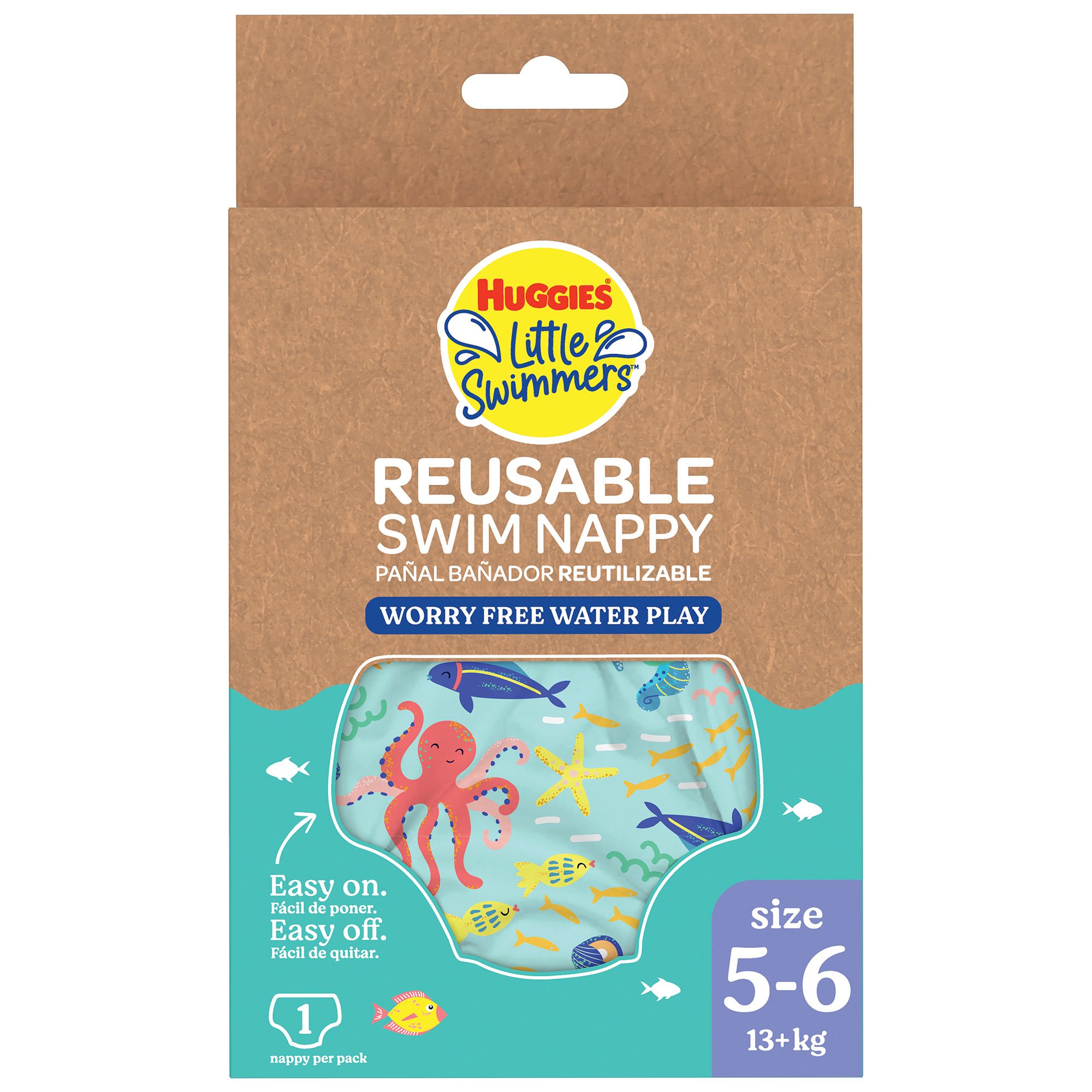 Huggies Little Swimmers wiederverwendbare Schwimmwindel Unter Wasser Windeln 1 St