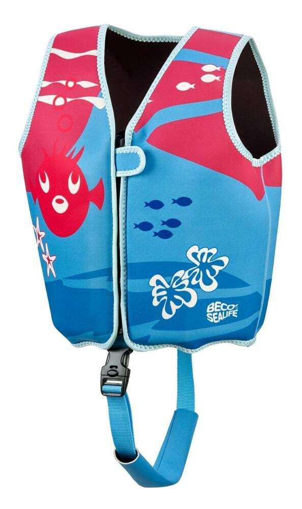 Beco BeerMänner GmbH & Co. KG 09639-004 Sealife Schwimmweste, blau/pink 1 St