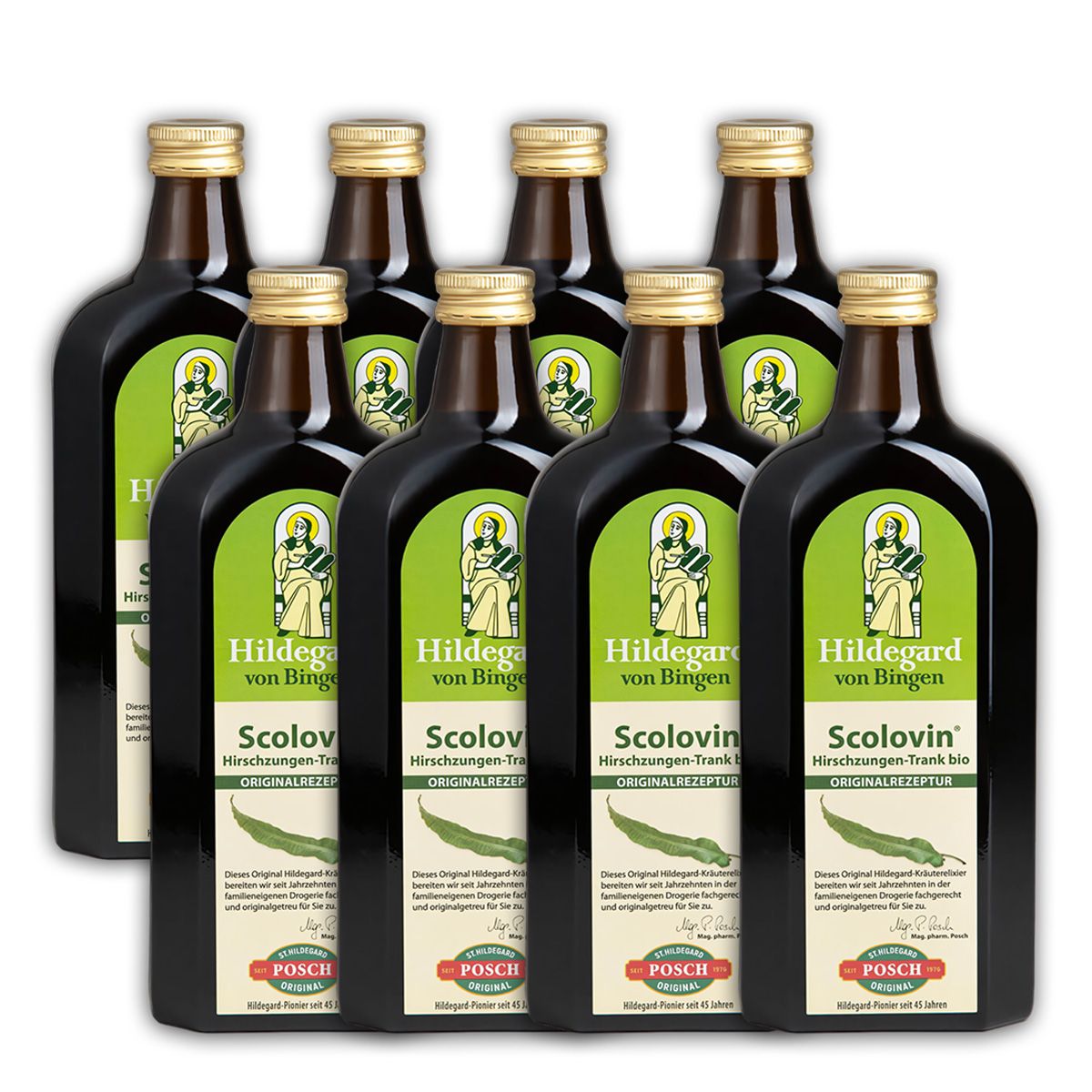 Hildegard Hirschzungenelixier Scolovin Kurpaket 8 Fl