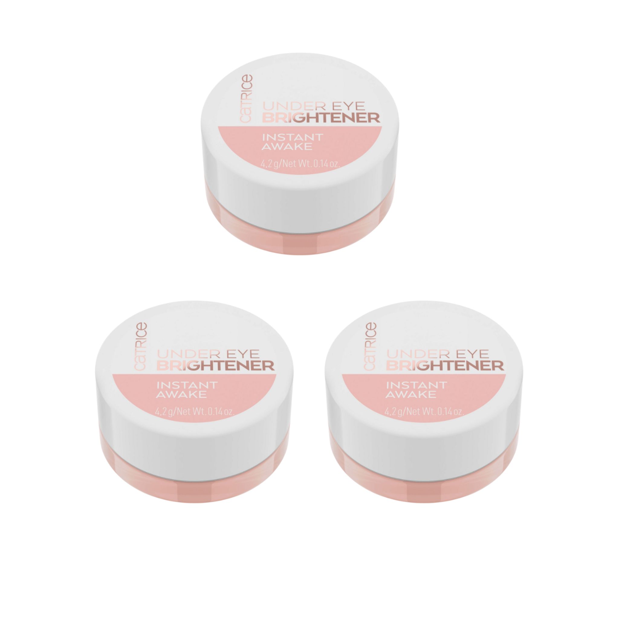 Catrice Under Eye Brightener 010 Light Rose, 3er Pack Make up 0,15 kg beige