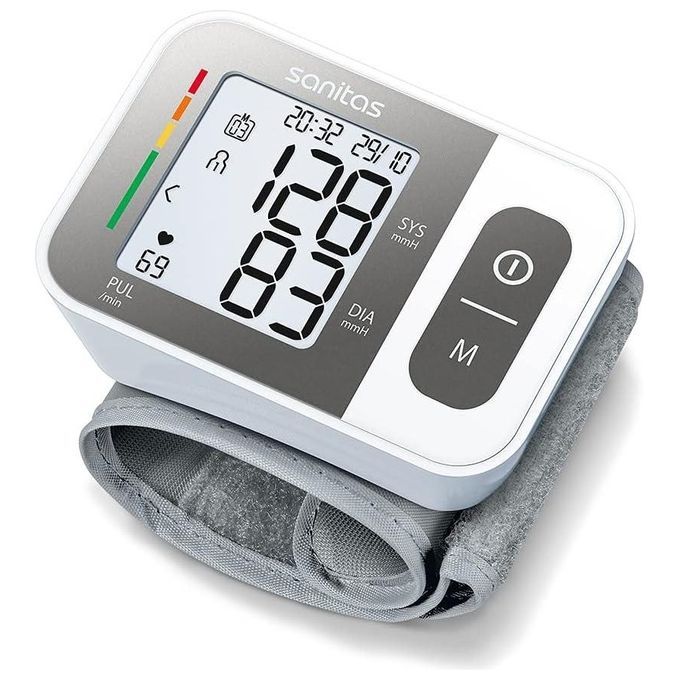 Sanitas Handgelenk-Blutdruckmessgerät, vollautomatische Blutdruck- und Pulsmessung 1 St
