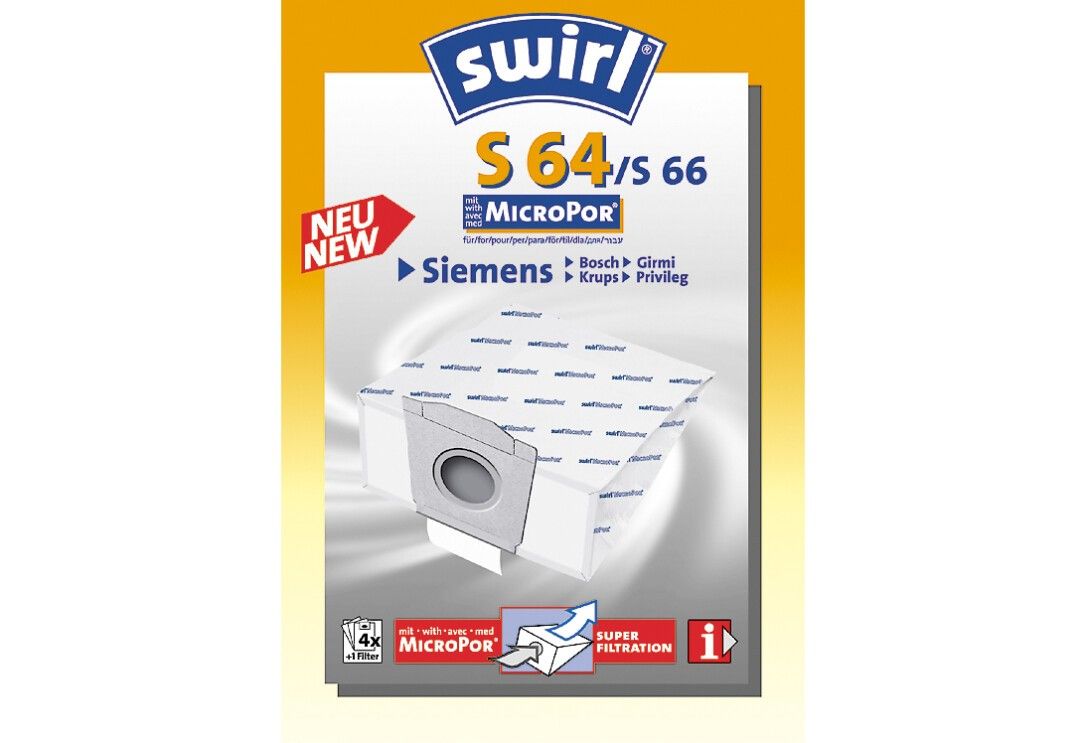 Swirl S 64 / 66 MP Staubsaugerbeutel 1 St