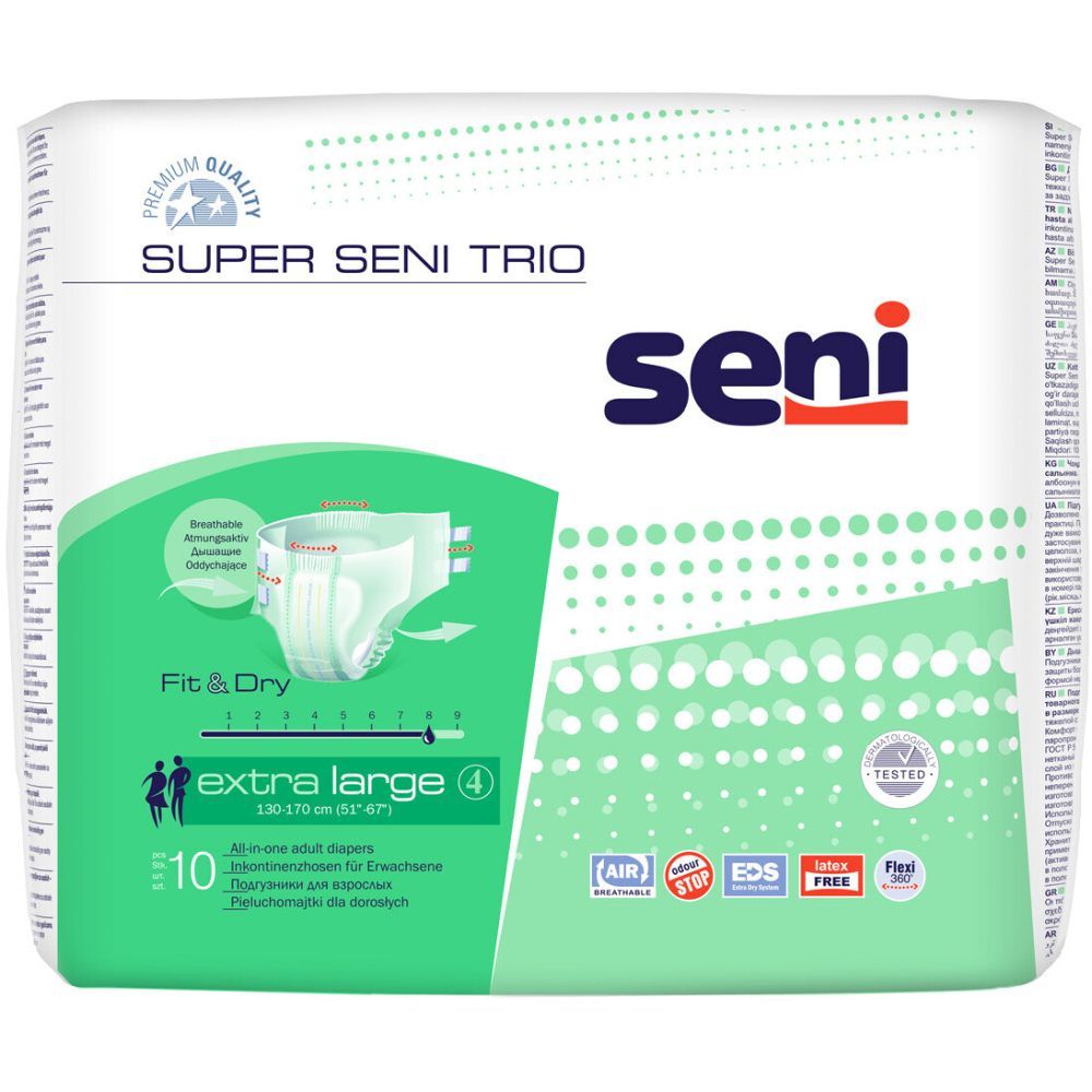 6x Super Seni Trio Extra Large a10 Inkontinenzslip 6x10 St Unisex