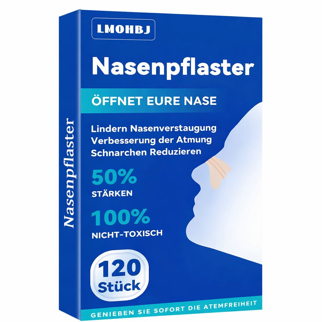 Lmohbj Nasenpflaster Schnarchen, Nose Strips Nasal 120 St