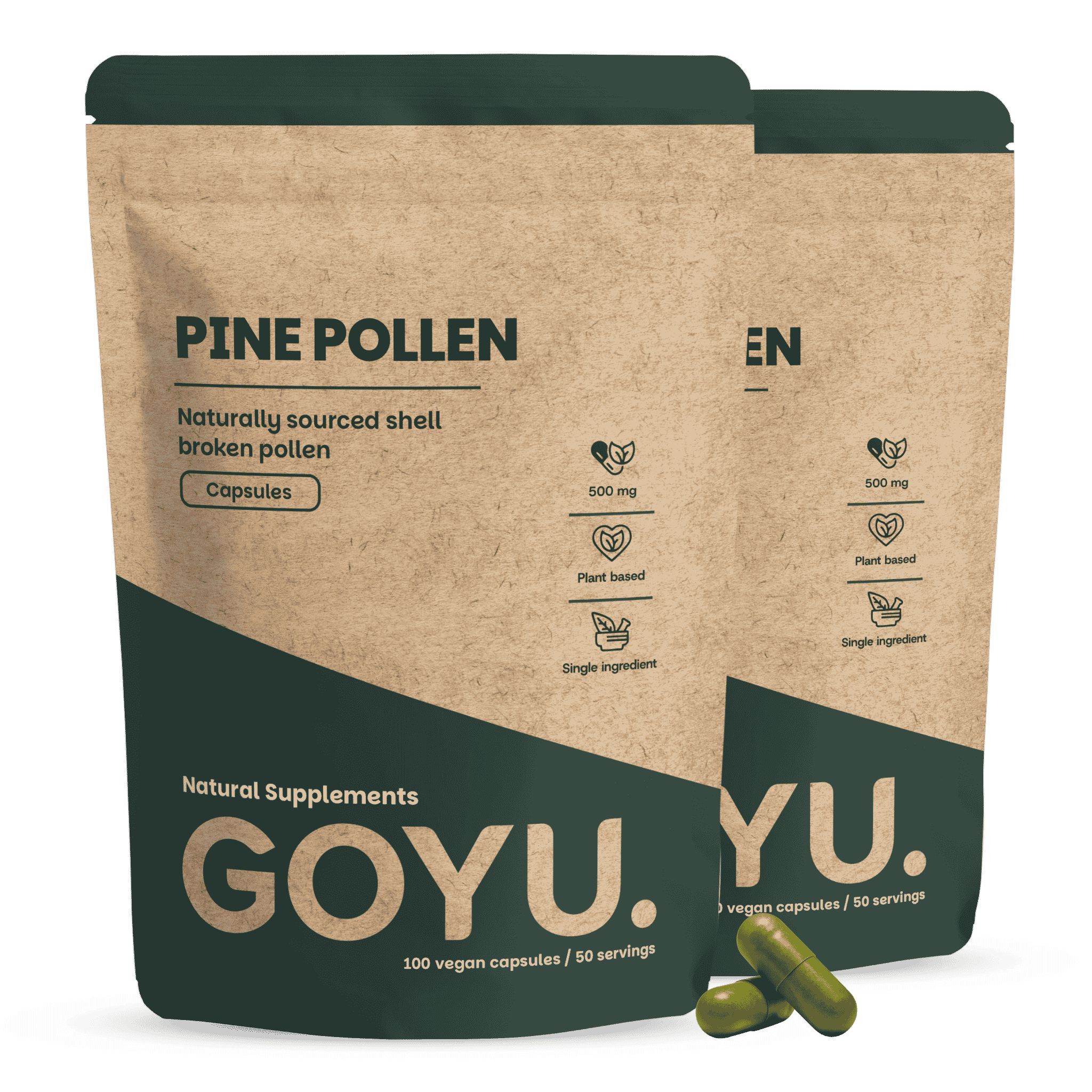 Cupplement® - Kiefernpollen Kapseln 500mg Kombipack 200 St