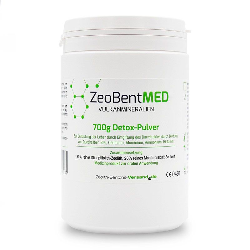 ZeoBent MED Pulver, Zeolith-Bentonit-Mischung Pulver zur Herstellung einer Susp. zum Einnehmen 700 g