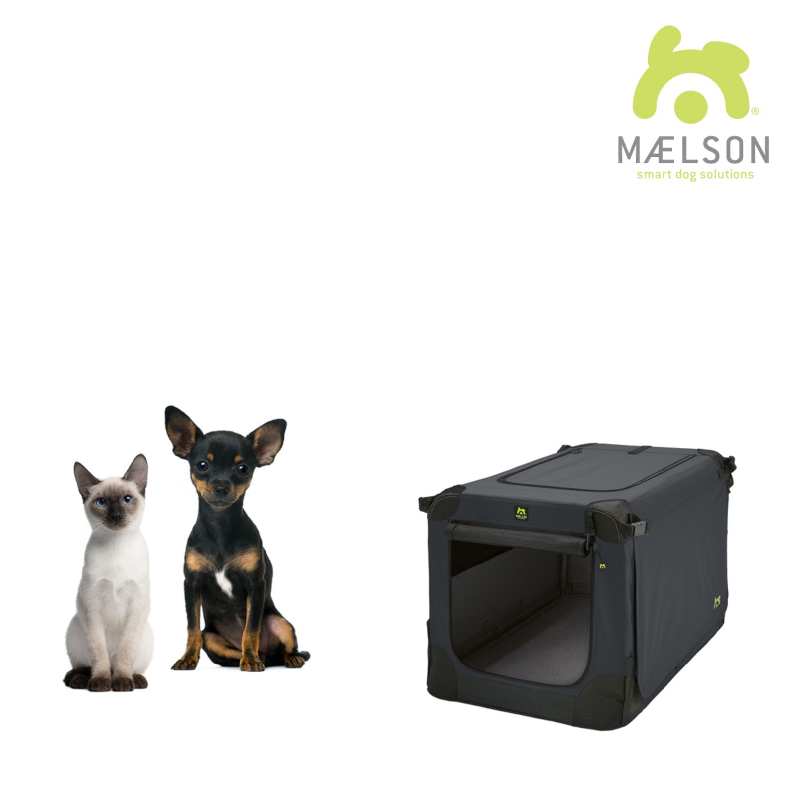 Maelson Soft Kennel Transportbox, faltbar 1 St