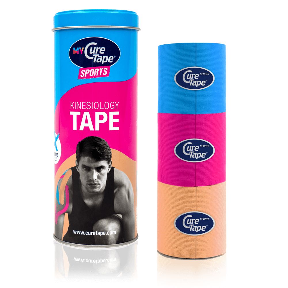My CureTape® Sports. Vorteilsdosen mit 3 Rollen Kinesiotape Bandage(s) St