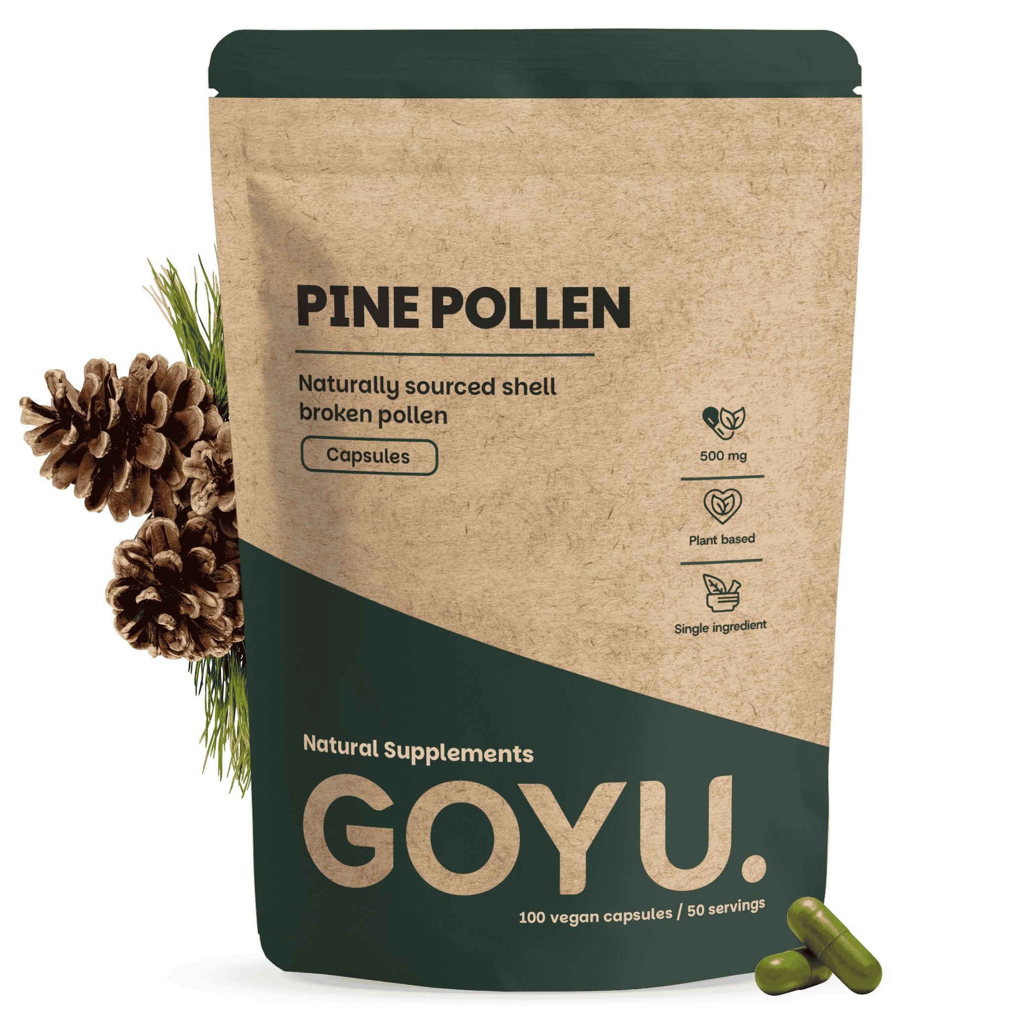 Cupplement® - Kiefernpollen Kapseln 500mg 100 St