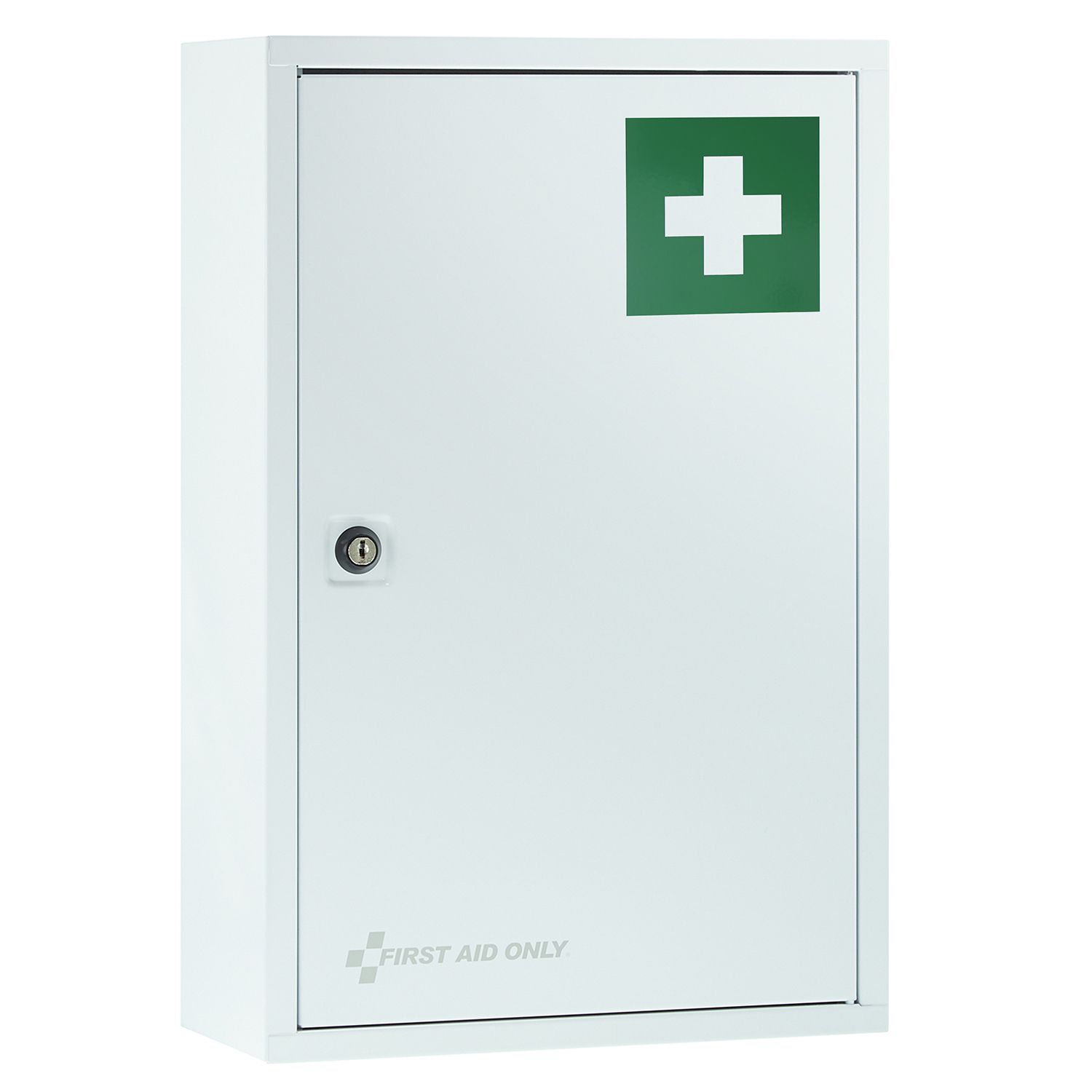 First Aid Only Medizinschrank Weiß mit 3 Fächern 1 St