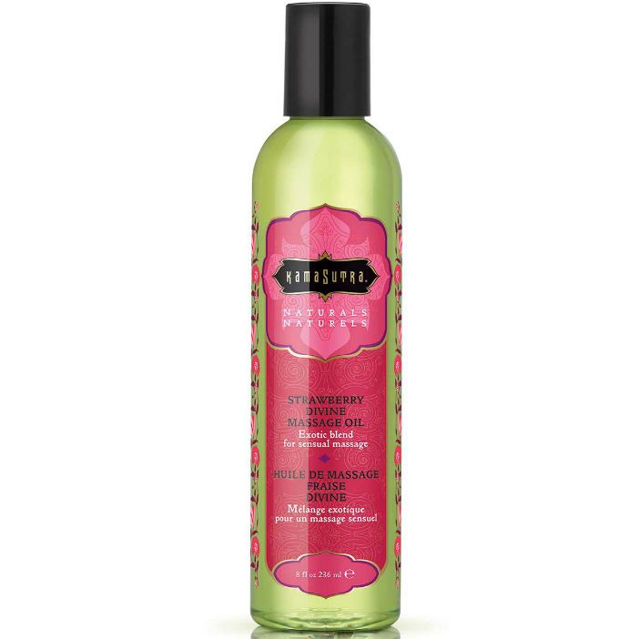 Kamasutra Cosmetics - Naturals Erdbeere Massageöl 236 ml