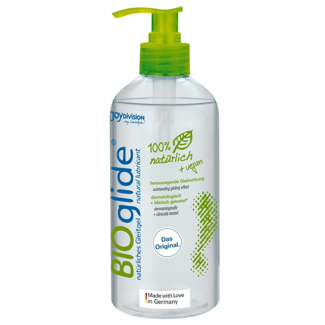 Gleitgel 'BIOglide' auf Wasserbasis | Ideal für den Oralverkehr, pH-optimiert Joydivision Gleitmittel 500 ml
