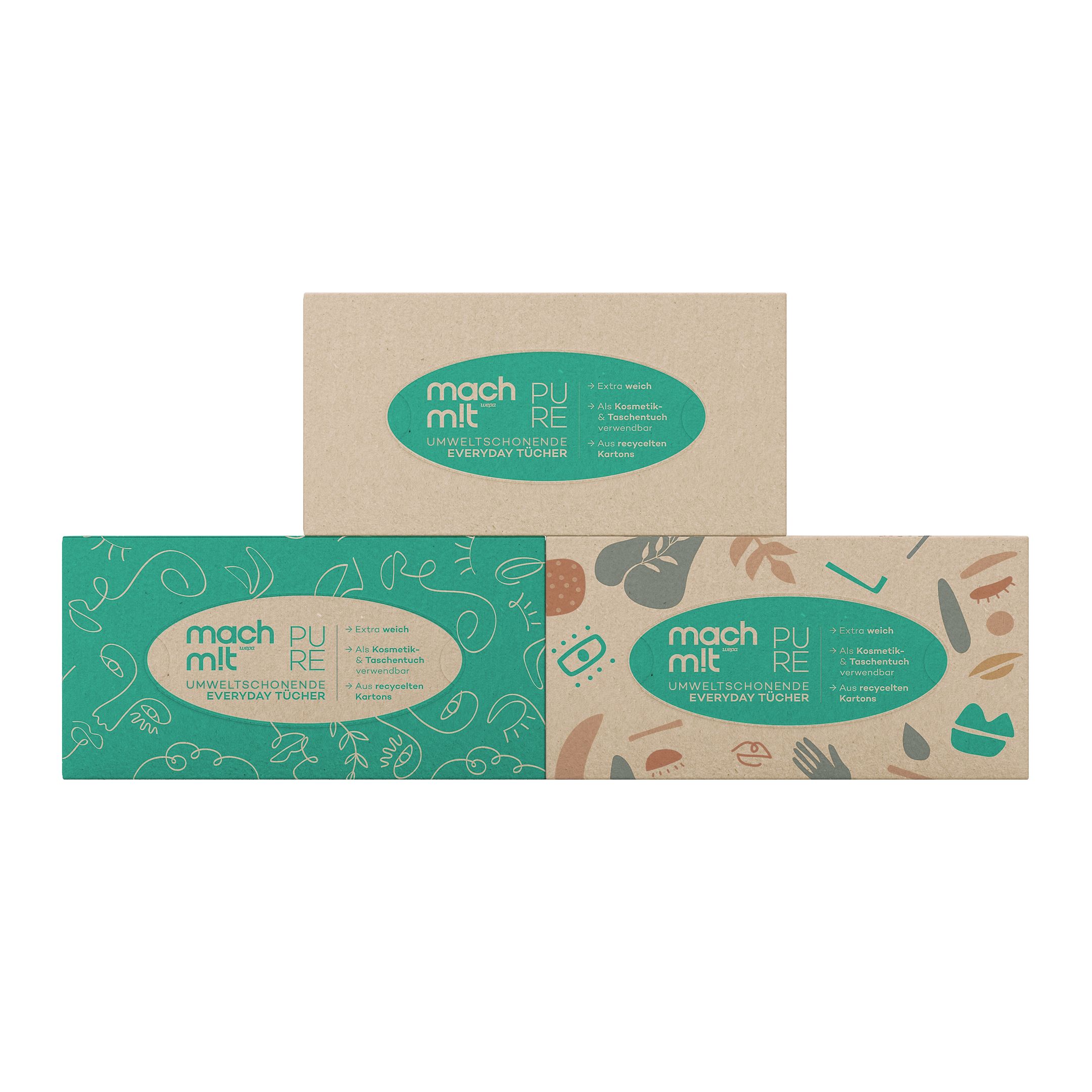mach m!t Pure Everyday Tücher Box 24 St