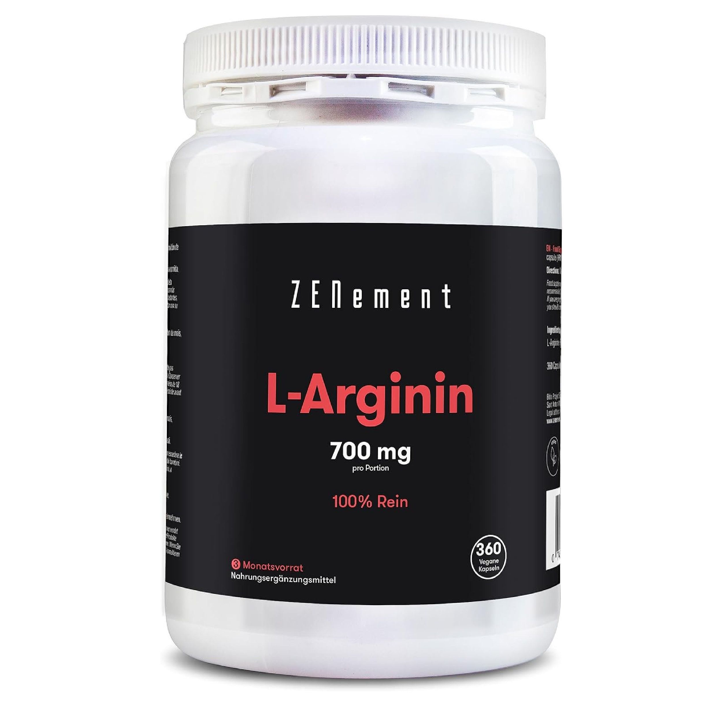 Zenement L-Arginin Kapseln 360 St