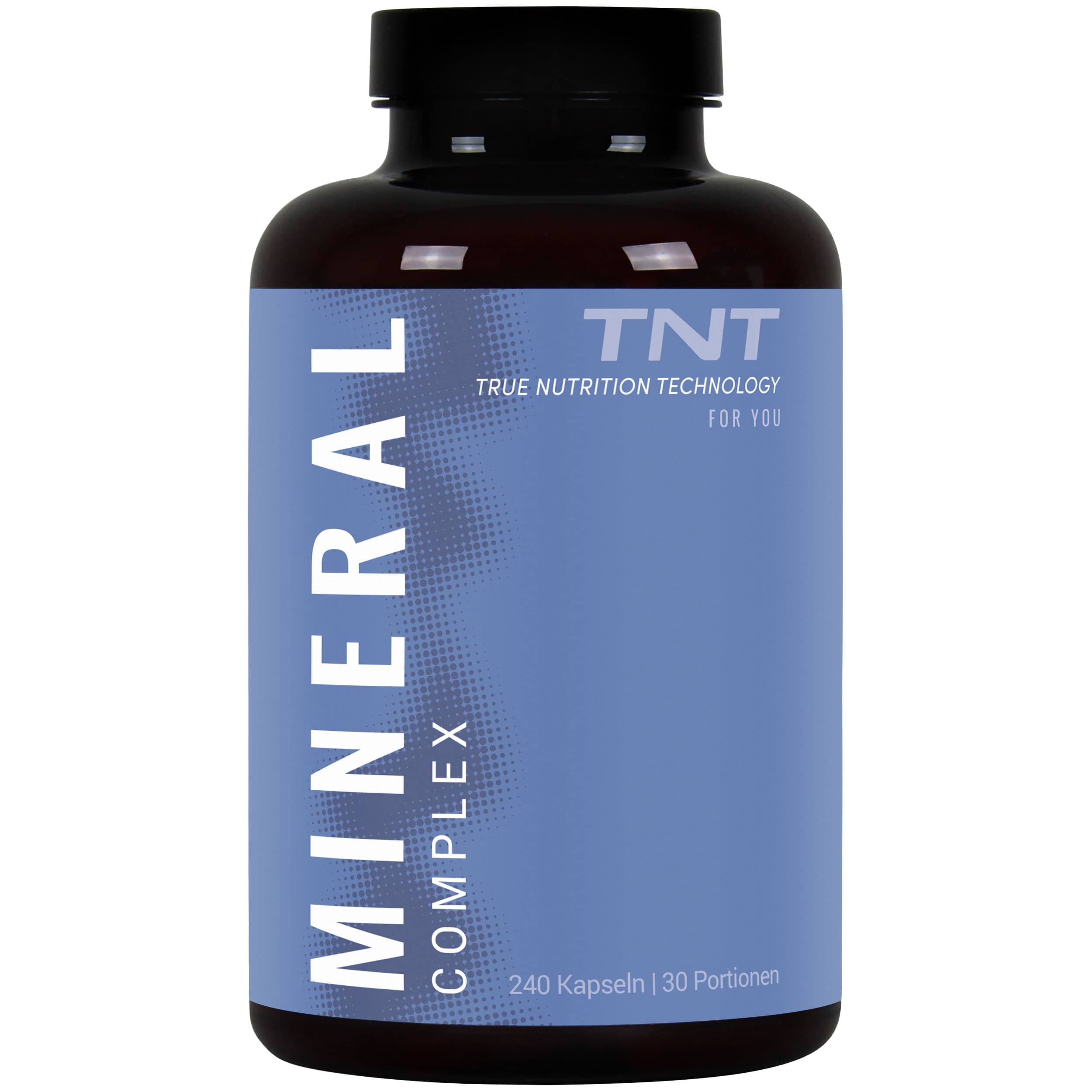 TNT Mineral Complex Kapseln - 10 Mineralstoffe in Kapselform 0,19 kg