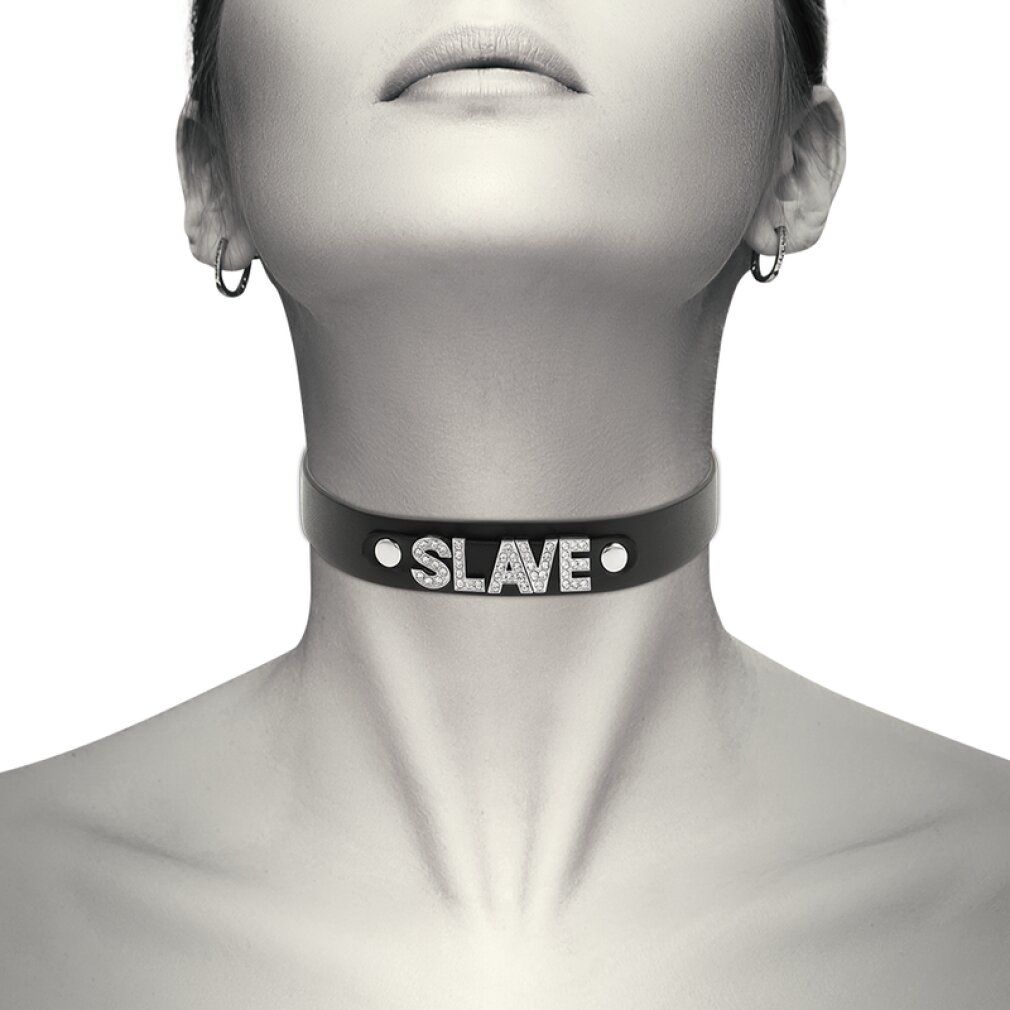 Coquette chic desire choker vegan leather - slave 1 St