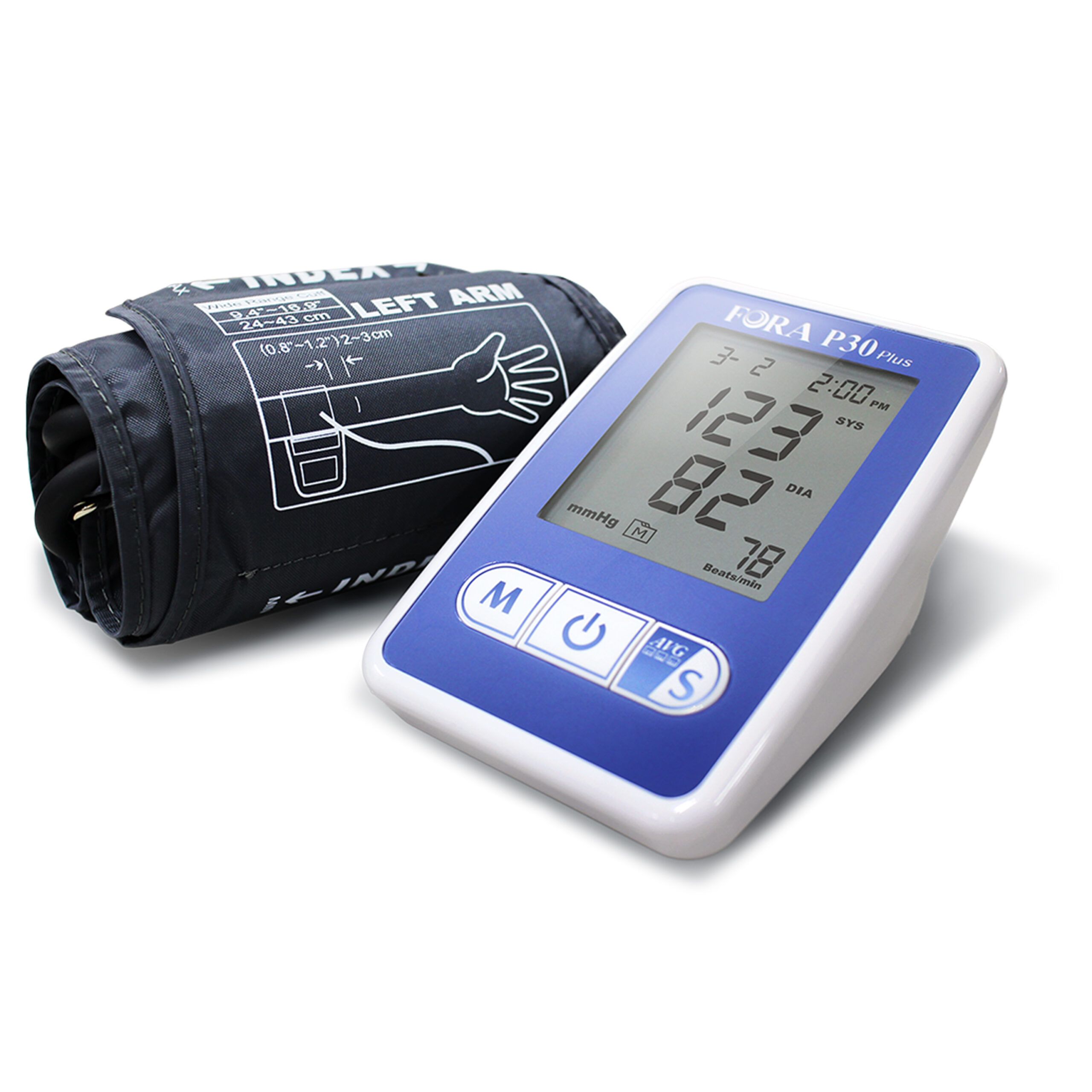 Fora P30 Plus Blutdruckmessgerät - Oberarm Bluetooth 1 St