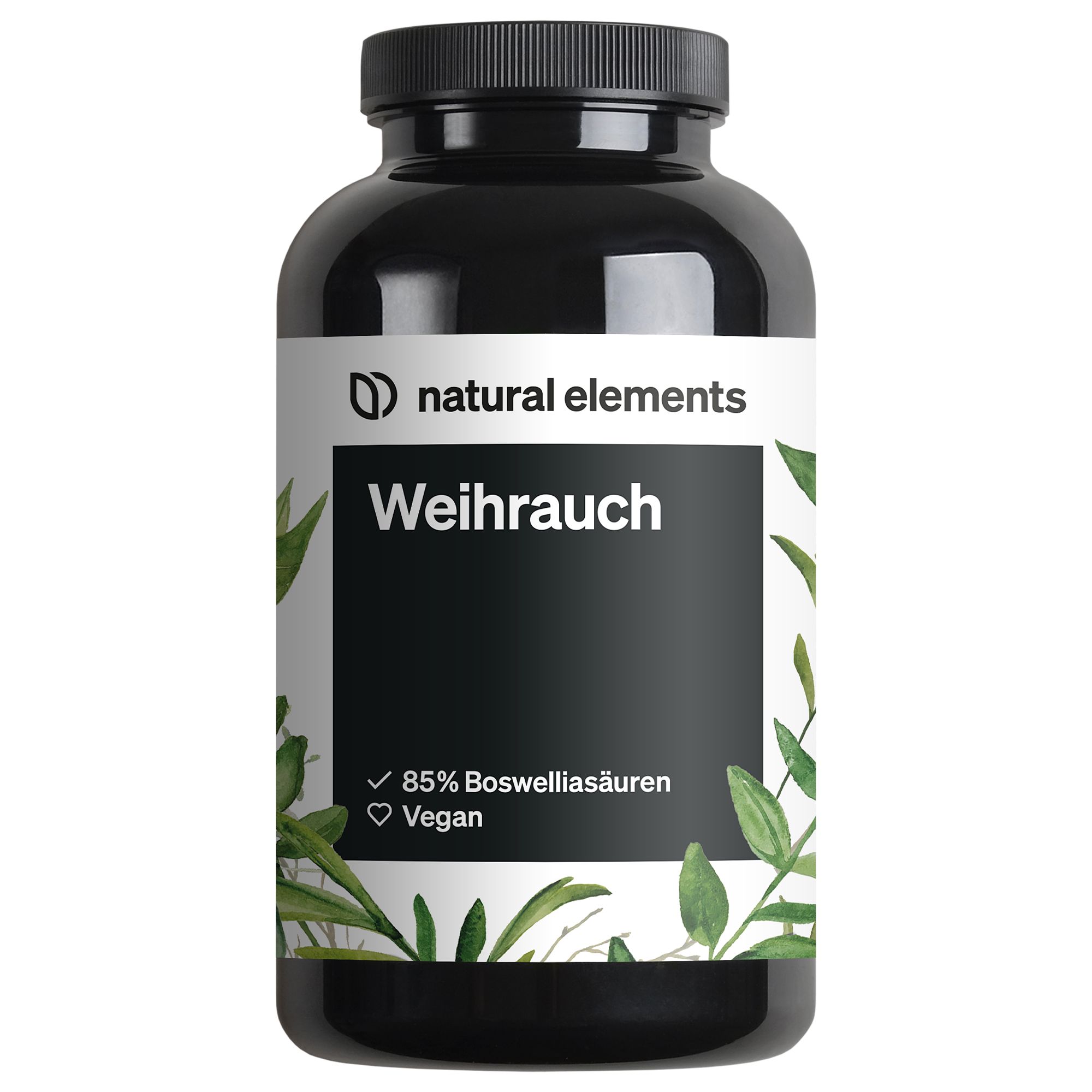 natural elements Weihrauch Kapseln – 1176mg Extrakt aus Indien 85% Boswelliasäuren 180 127 g