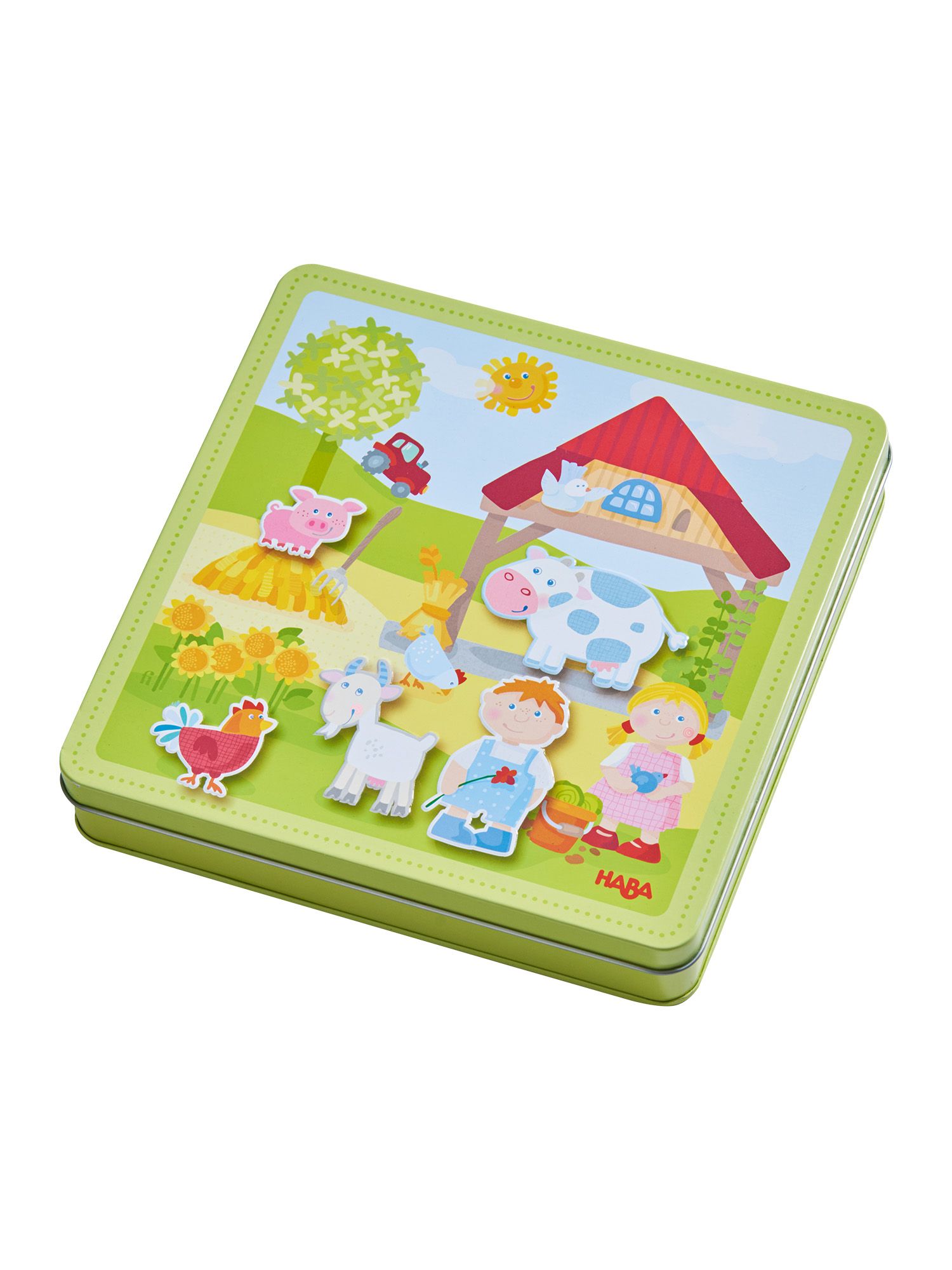 Haba Puzzle Magnetspiel-Box Peters und Paulines Bauernhof 1 St