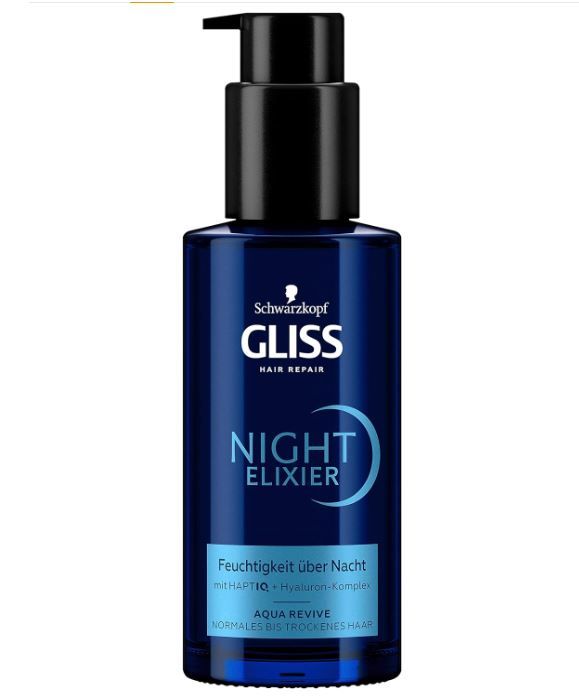 Schwarzkopf Gliss Night Elixier Aqua Revive 100 Ml