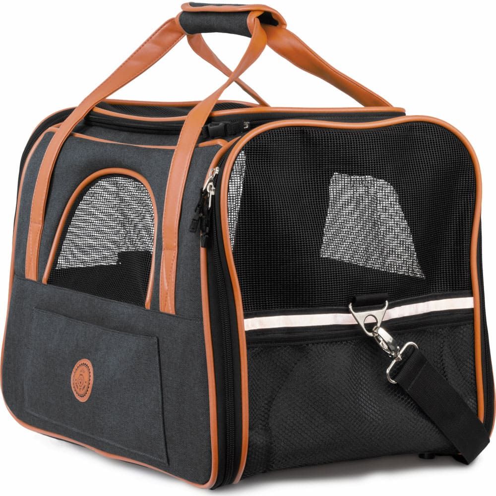 Hund IST König® Hundetasche Katzentasche bis 6,5kg | robust & formstabil faltbar platzsparend 1 St