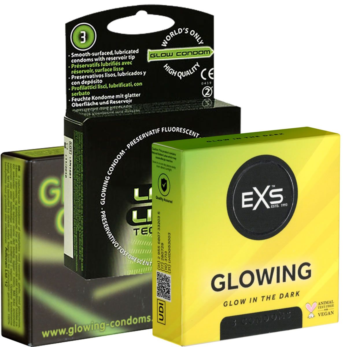 Kondomotheke® Glow Mix Nr.2 Kondome 9 St