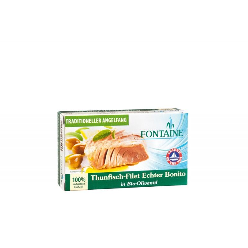 Fontaine - Echter Bonito Thunfisch in Bio-Olivenöl 120 g