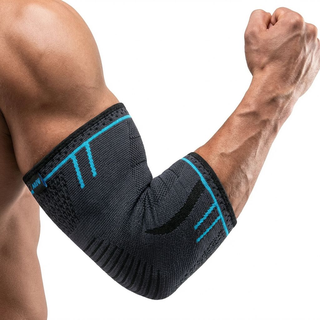Agile NOW Ellenbogenbandage Basic 1 St blau Unisex