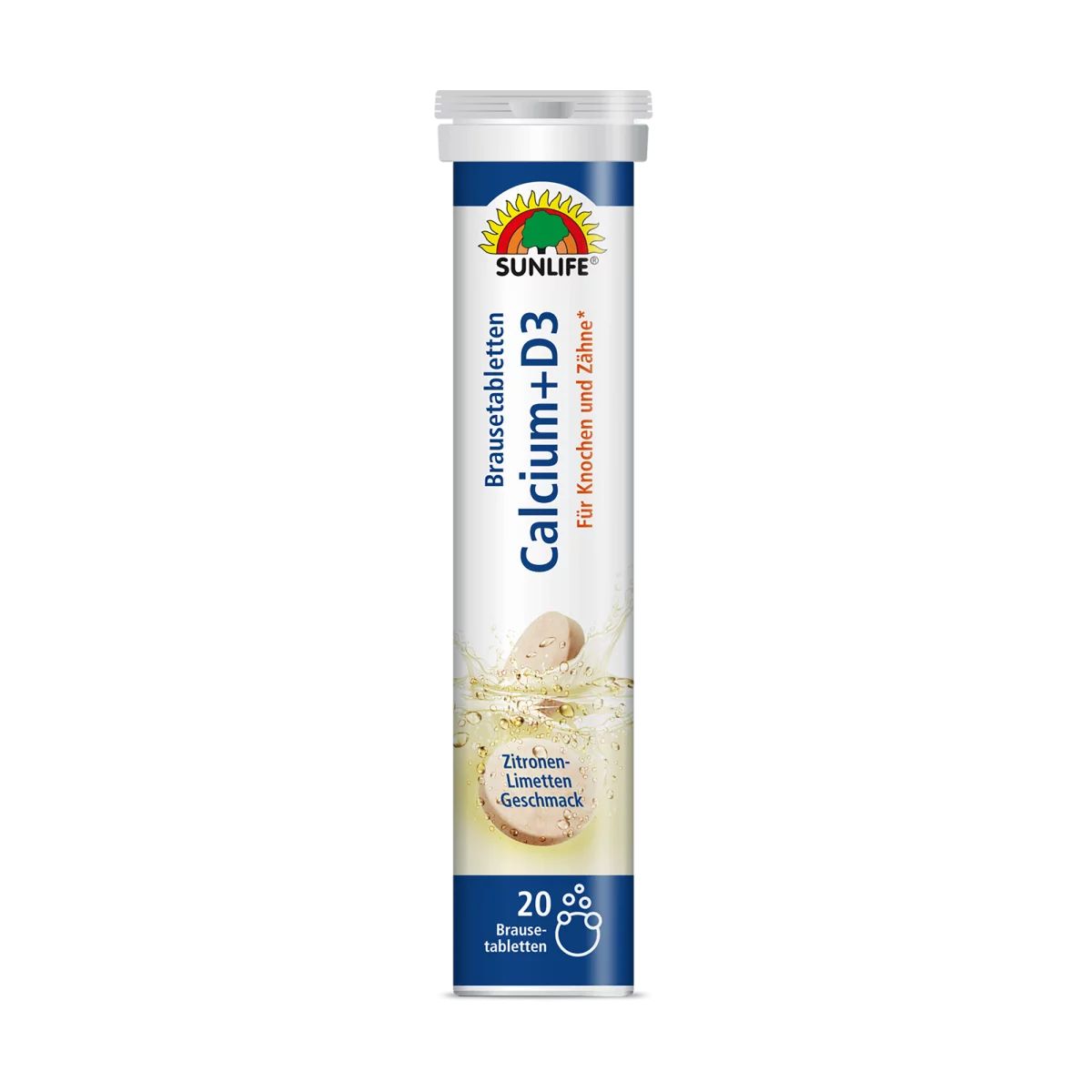 Sunlife Calcium + Vitamin D3 Brausetabletten - hochdosiert Tabl. zur Herstellung einer Lösung zum Einnehmen 17 St
