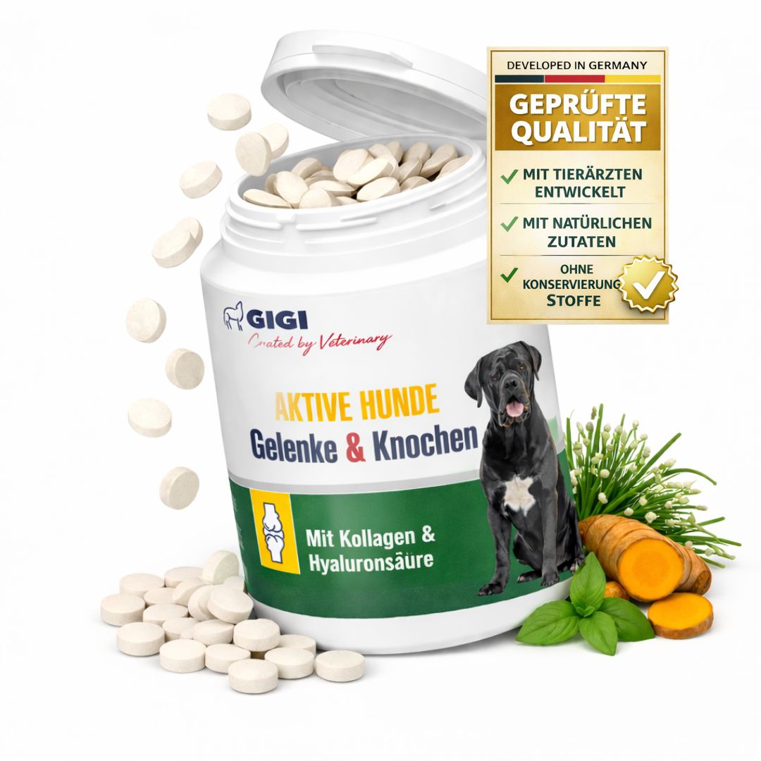 Gigi VET Aktive Hunde Gelenke & Knochen Tabletten 90 St
