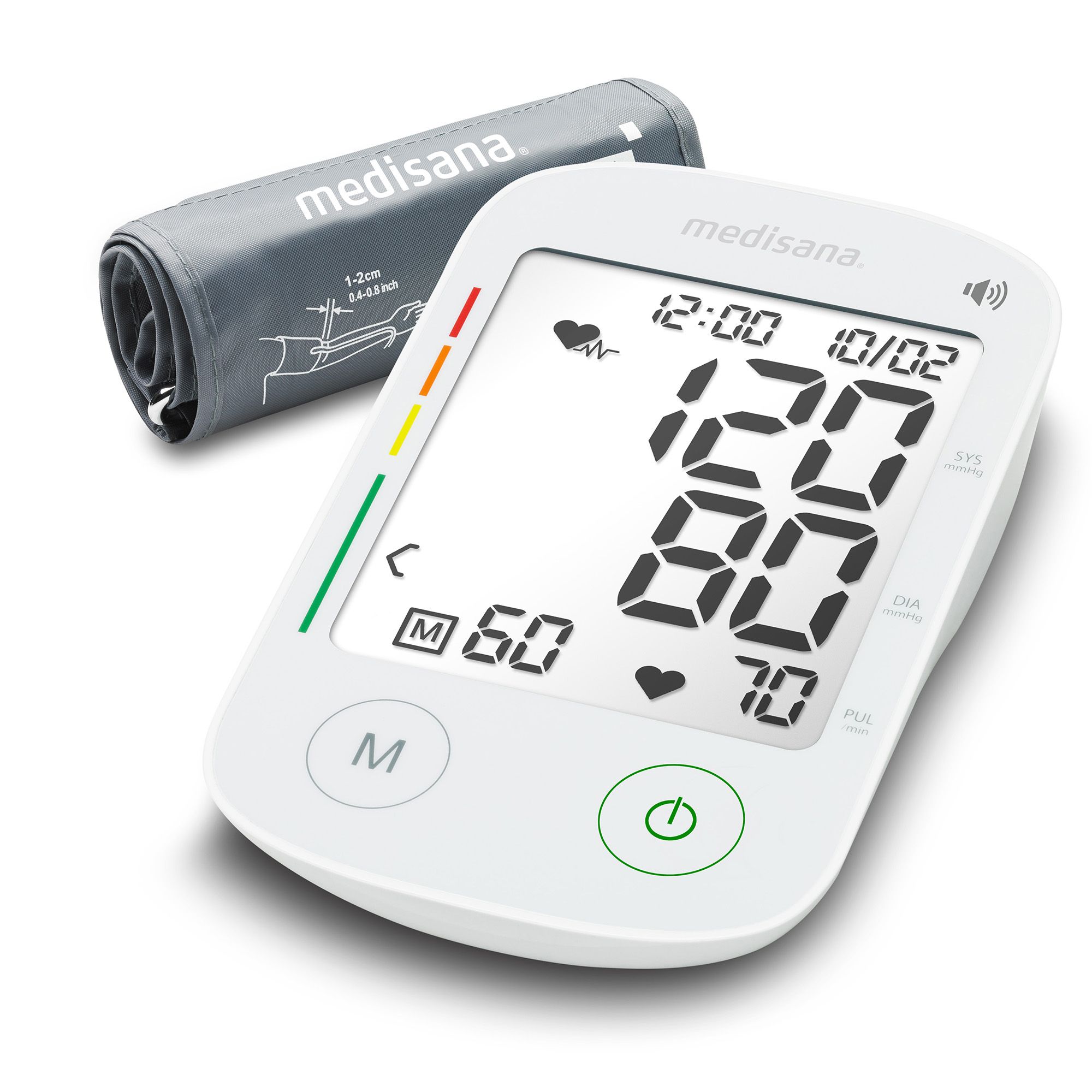 medisana BU 535 Voice Oberarm-Blutdruckmessgerät, Blutdruck und Pulsmessung Gerät 1 St