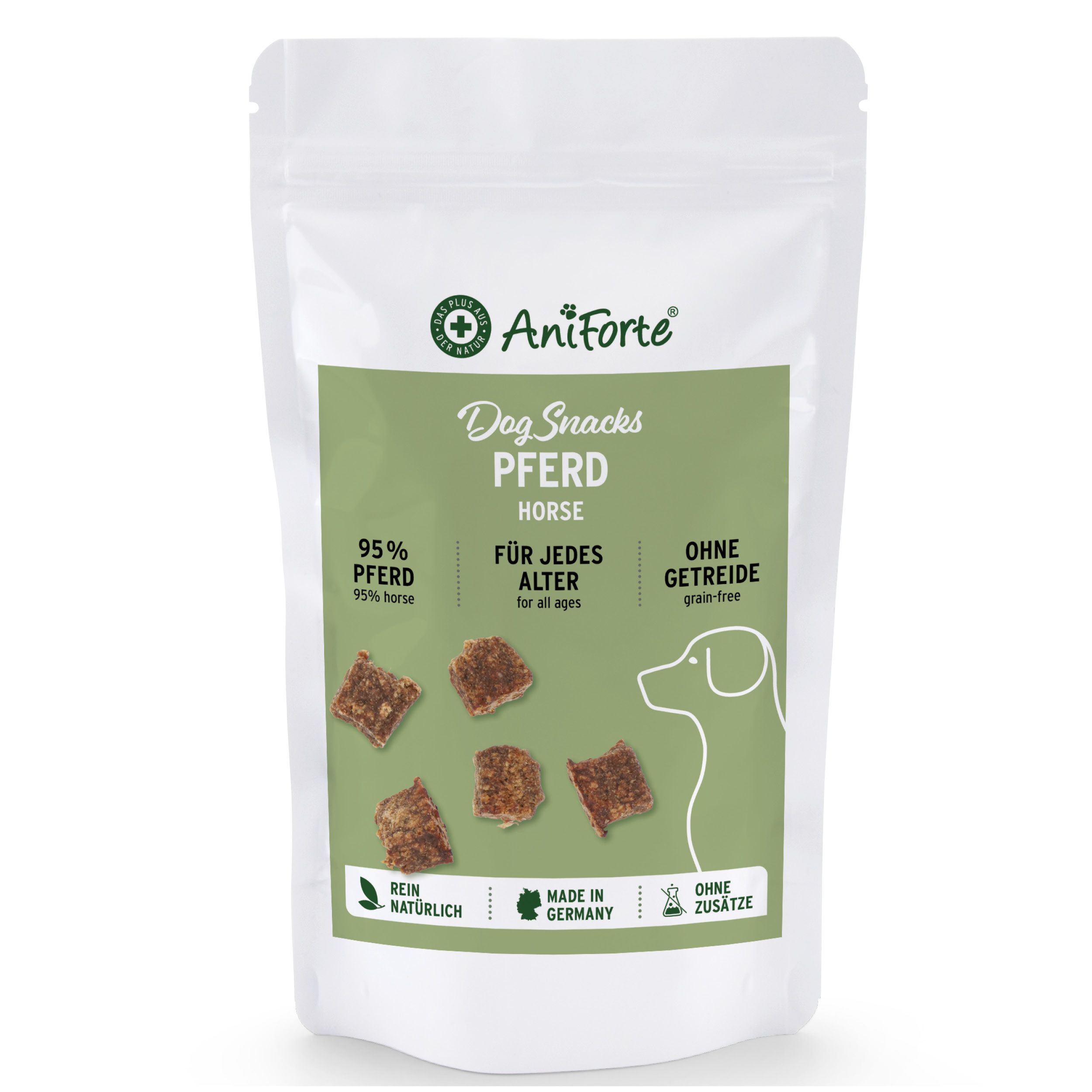AniForte Dog Snacks Pferd Futter 150 g