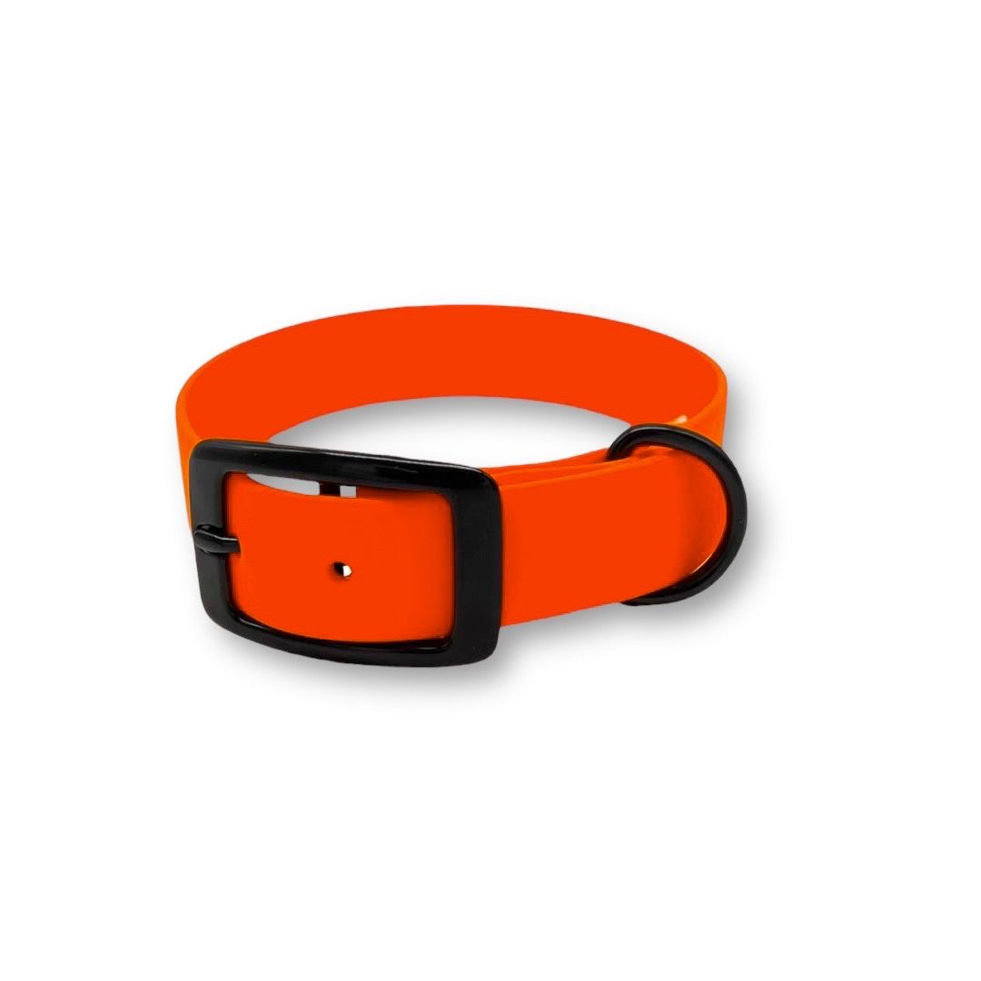 BioThane® Hundehalsband NEO Neon Orange - Woofstuff 1 St
