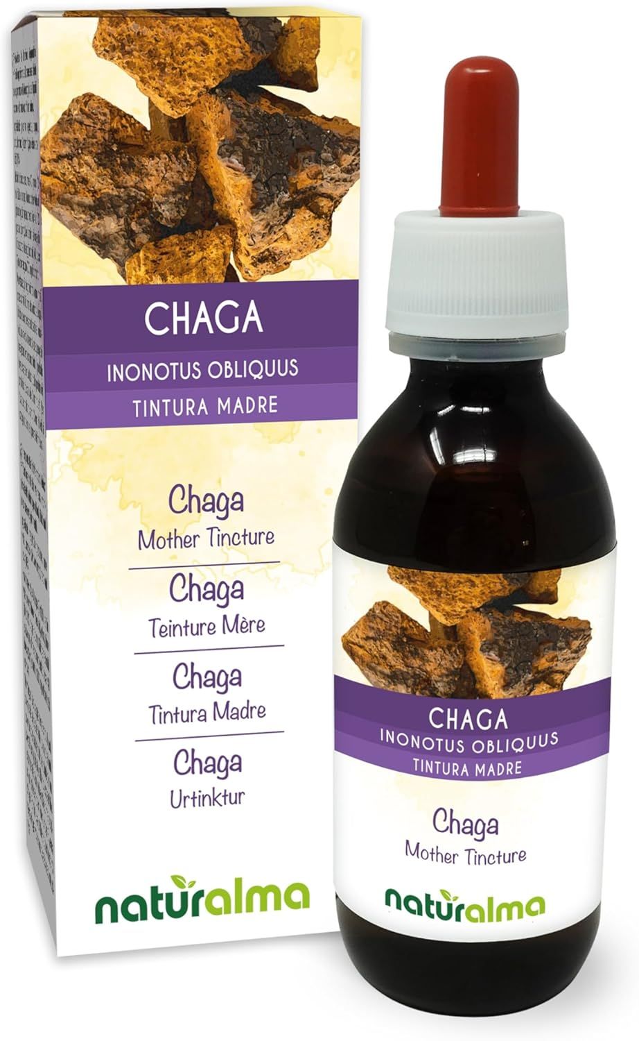 Naturalma Chaga Inonotus Obliquus Flüssig Extrakt 120 Ml