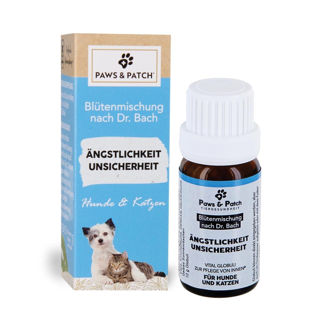 Paws & Patch Paws&Patch Blütenmischung Nach Dr. Bach Ängstlichkeit Unsicherheit Für Hunde Und Katzen Globuli 10 G