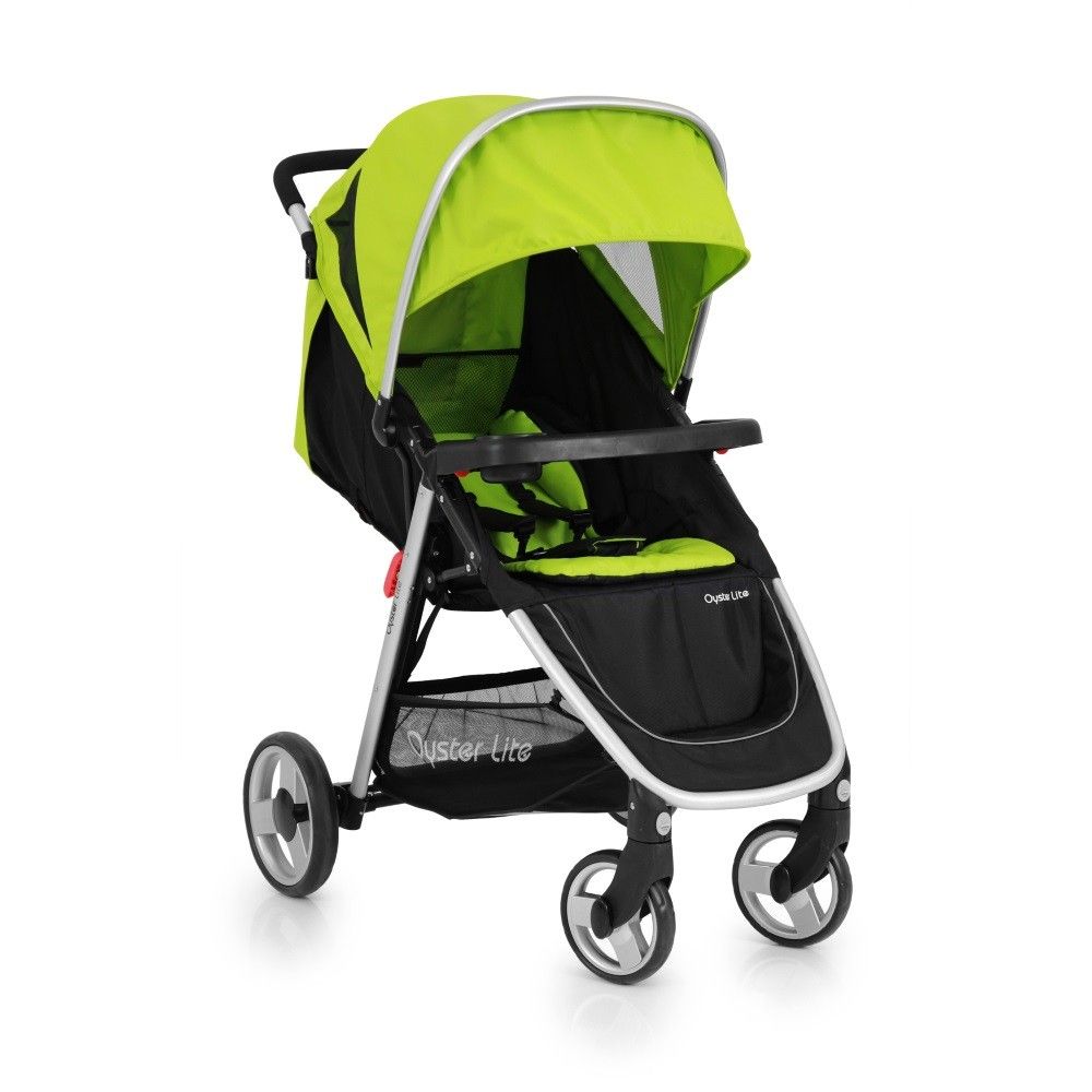 Oyster Lite Buggy / Reisebuggy mit Liegefuktion Sonnenverdeck einhändig klein zusammenklappbar Set 1 St gruen