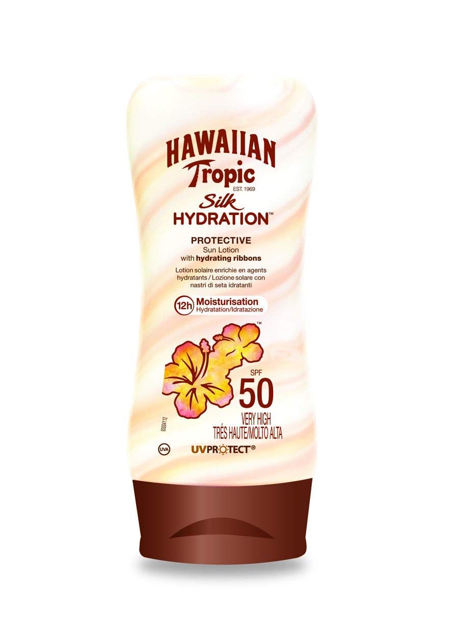Hawaiian Tropic Silk Hydration Protective Sun Lotion Sonnencreme LSF 50 180 ml