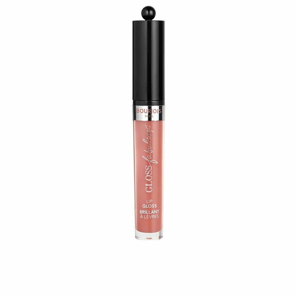 Lipgloss mit schwarzem Deckel und Kugel. Schriftzug 'Gloss fabuleux' und 'brillant à lèvres'.